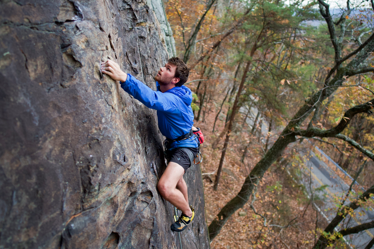 Rock Climbing Shoes (climbing in the Sportiva Solutions in Chattanooga)